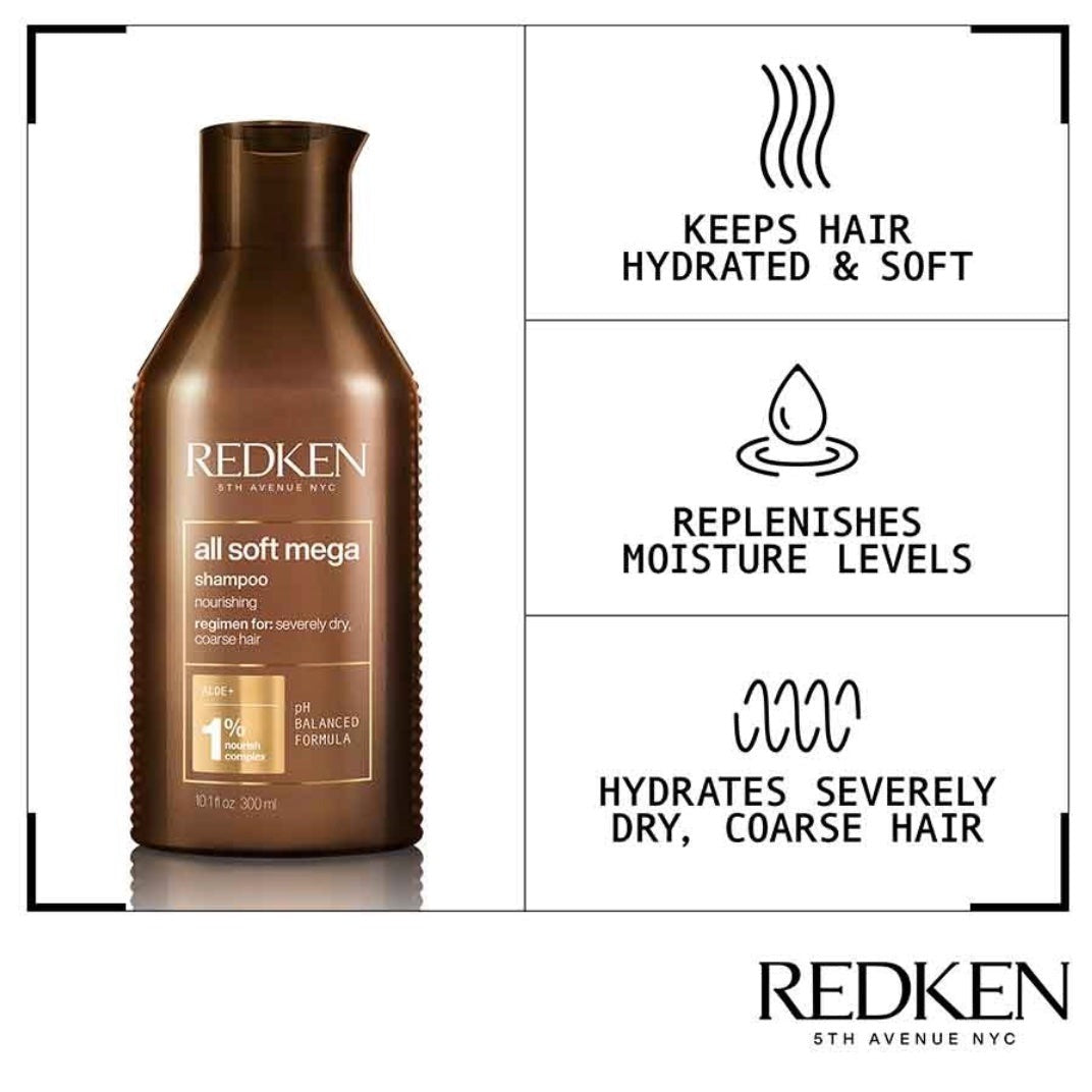 REDKEN All Soft Mega Curl Shampoo 300ml