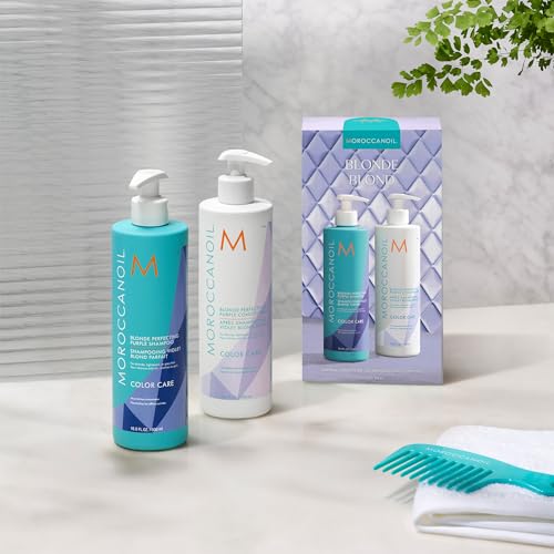 MOROCCANOIL Blonde Perfecting Purple Shampoo & Conditioner Duo 2x 500ml