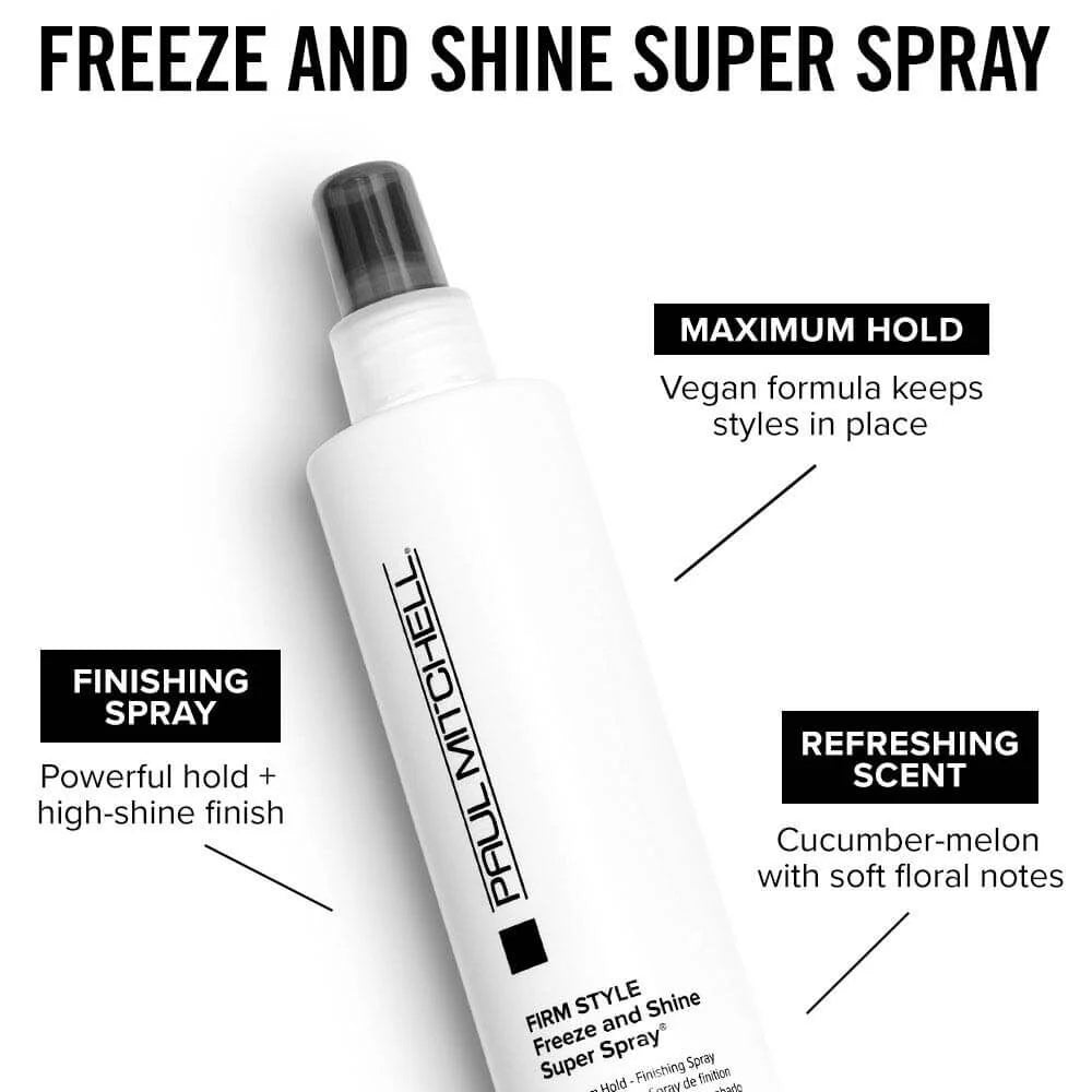 PAUL MITCHELL Freeze and Hold Duo- Super Spray 250ml and Stay Strong 300ml