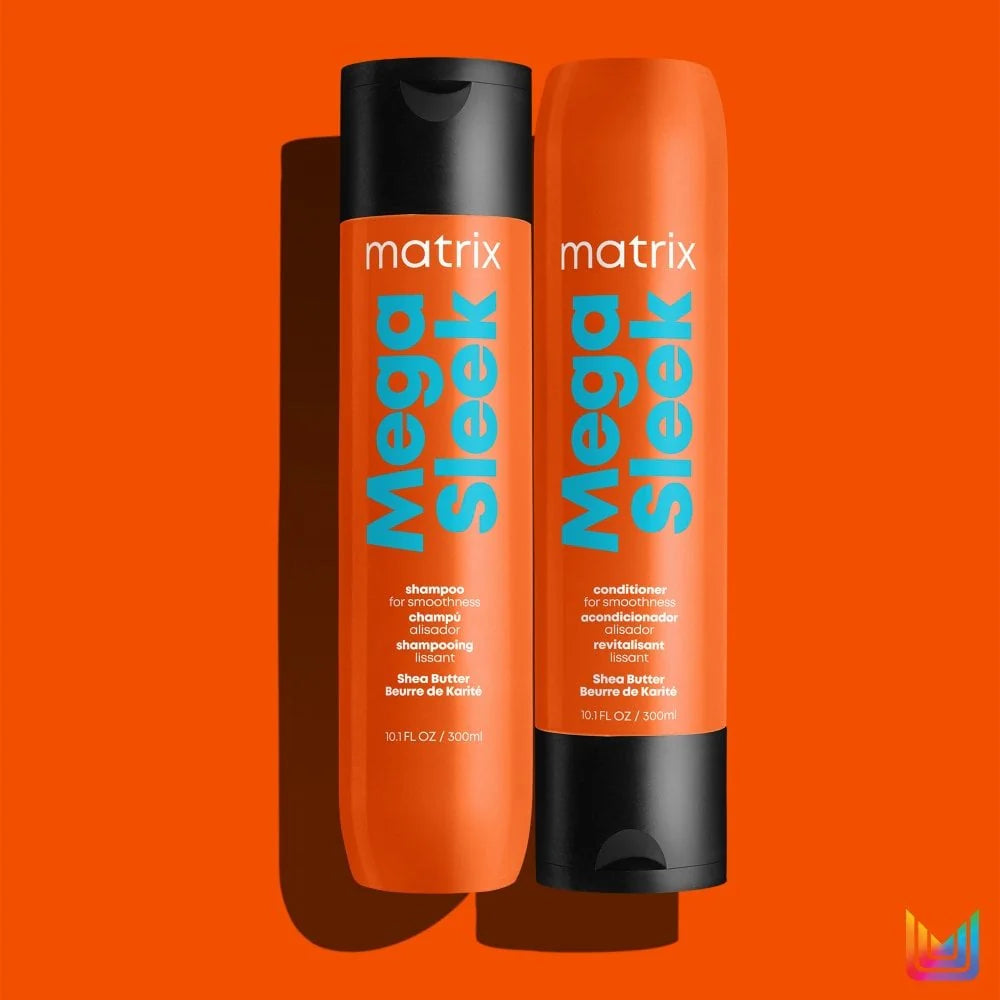 MATRIX Mega Sleek Smoothing Shampoo and Conditioner 300ml Duo