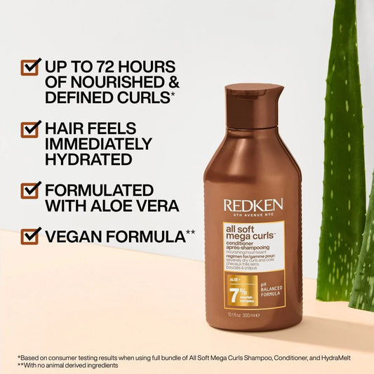 REDKEN All Soft Mega Curls Hydrating Conditioner 300ml