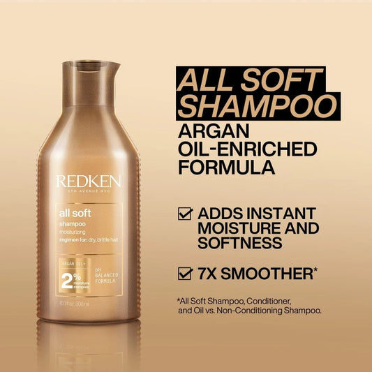 REDKEN All Soft Shampoo 300ml