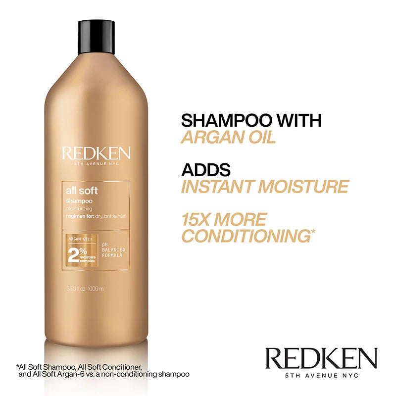 REDKEN All Soft Shampoo 1000ml