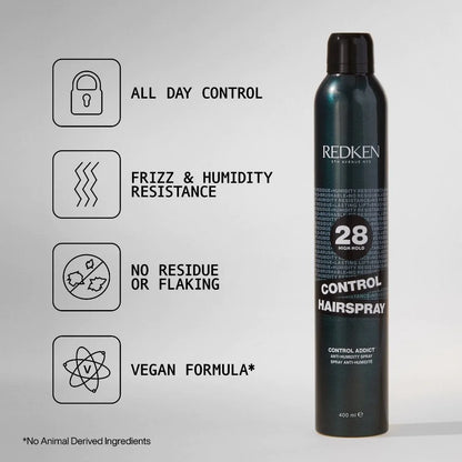 REDKEN 28 Control Addict High Hold Anti-Humidity Hairspray 400ml