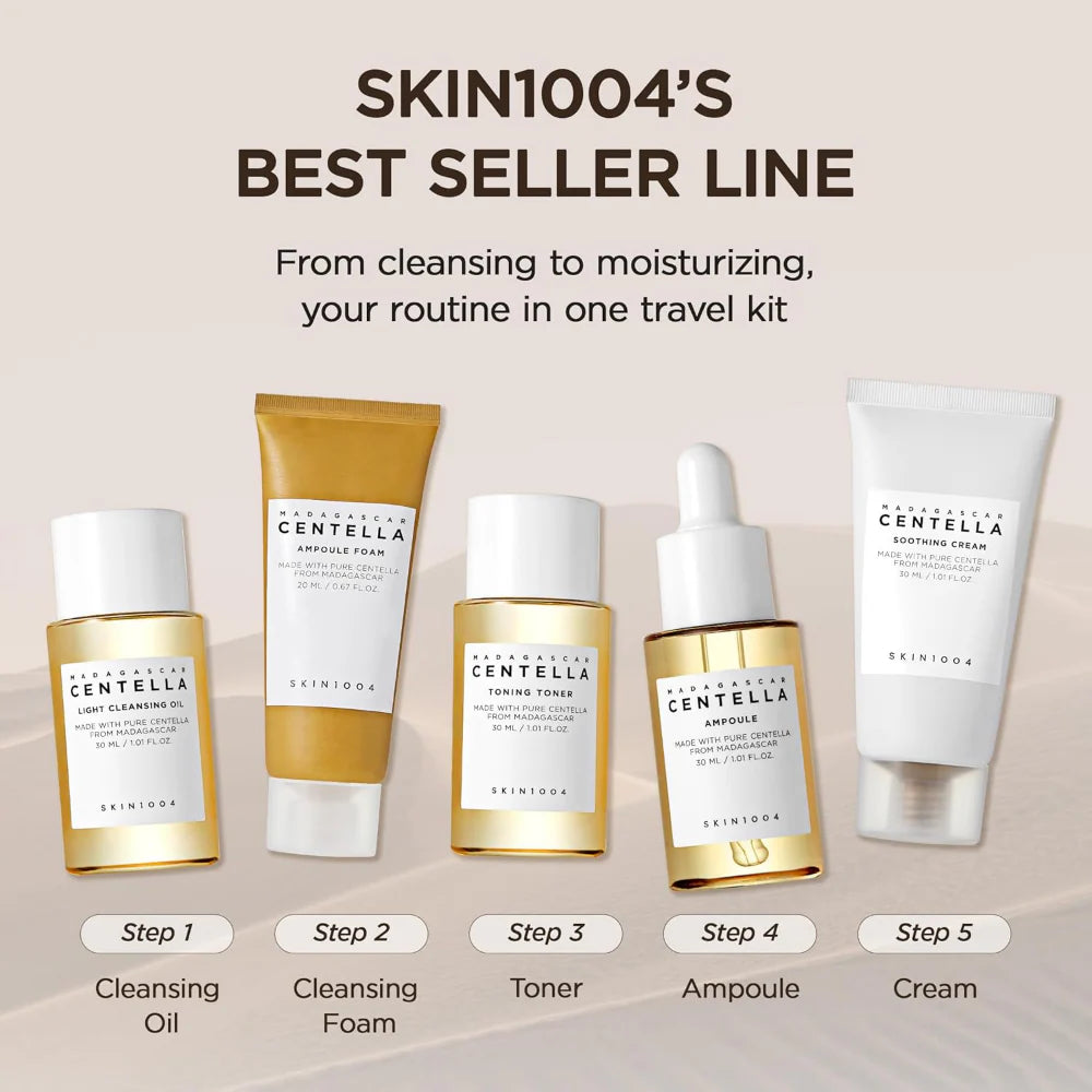 SKIN1004 Madagascar Centella 5 Piece Travel Kit