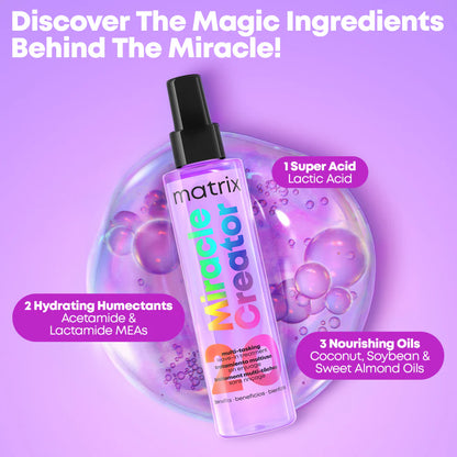 MATRIX Miracle Creator 20 Benefits Multi-Tasking Treatment Spray 190ml