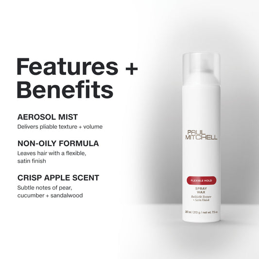 PAUL MITCHELL Flexible Hold Spray Wax 300ml