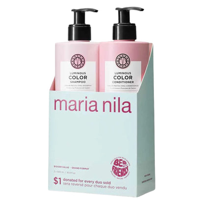 MARIA NILA Luminous Colour Protecting Shampoo & Conditioner Duo 2 x 500ml