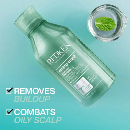 REDKEN Amino-Mint Refresh Shampoo for Oily Scalps 300ml