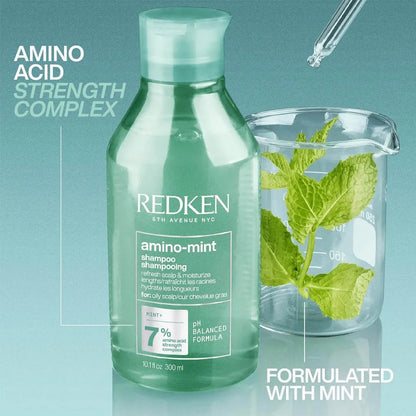 REDKEN Amino-Mint Refresh Shampoo for Oily Scalps 300ml