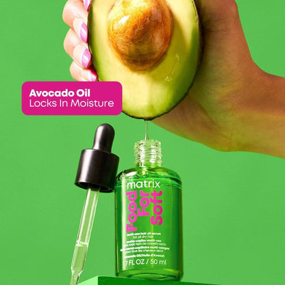 MATRIX Food for Soft Multi-Use Hair Oil Serum Infused with Avocado Oil for Dry Hair 50ml