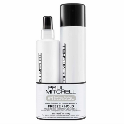 PAUL MITCHELL Freeze and Hold Duo- Super Spray 250ml and Stay Strong 300ml