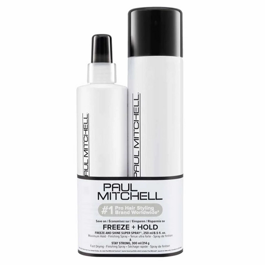 PAUL MITCHELL Freeze and Hold Duo- Super Spray 250ml and Stay Strong 300ml