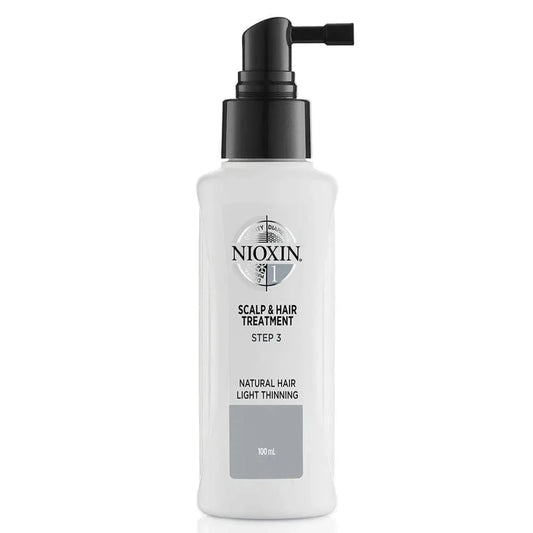 WELLA Nioxin System 1 Scalp & Hair Treatment for Natural Hair with Light Thinning 100ml