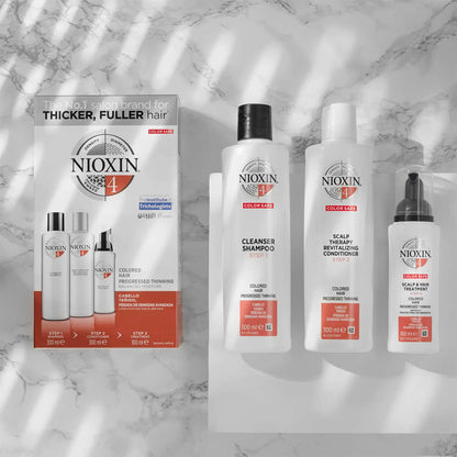 WELLA Nioxin System 4 Scalp & Hair Treatment for Coloured Hair with Progressed Thinning 100ml