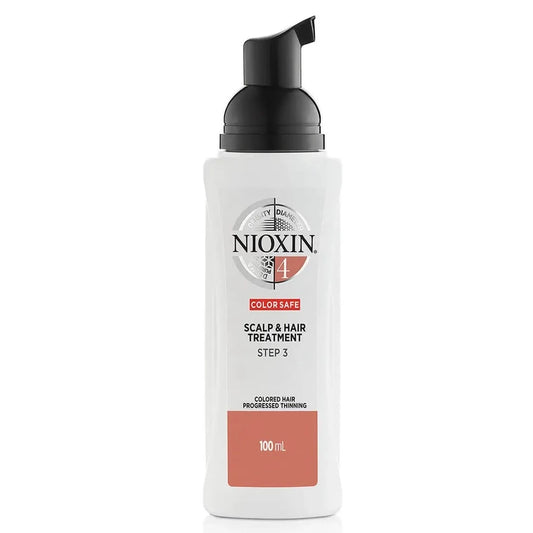 WELLA Nioxin System 4 Scalp & Hair Treatment for Coloured Hair with Progressed Thinning 100ml