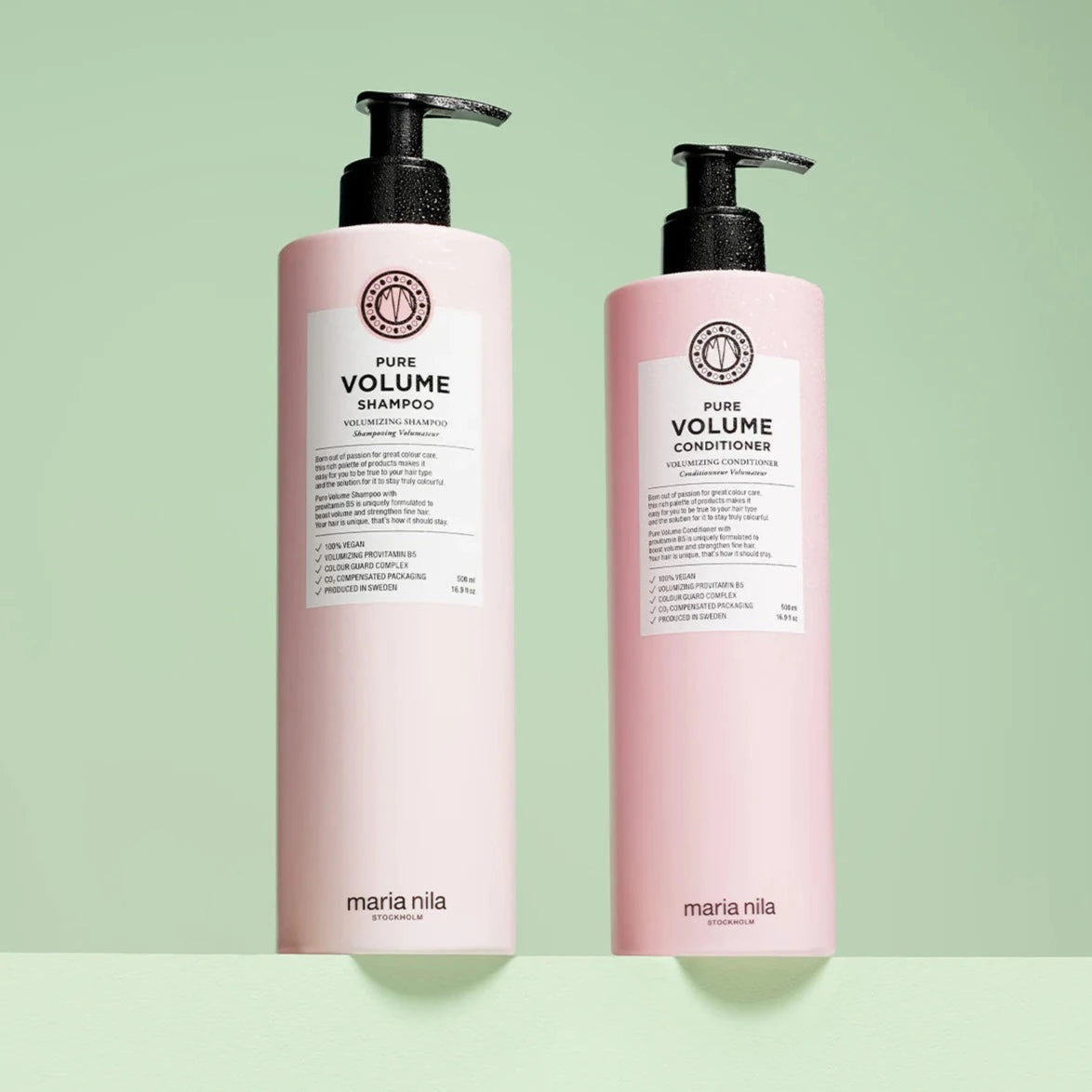 MARIA NILA Pure Volume Shampoo & Conditioner Duo 2x 500ml