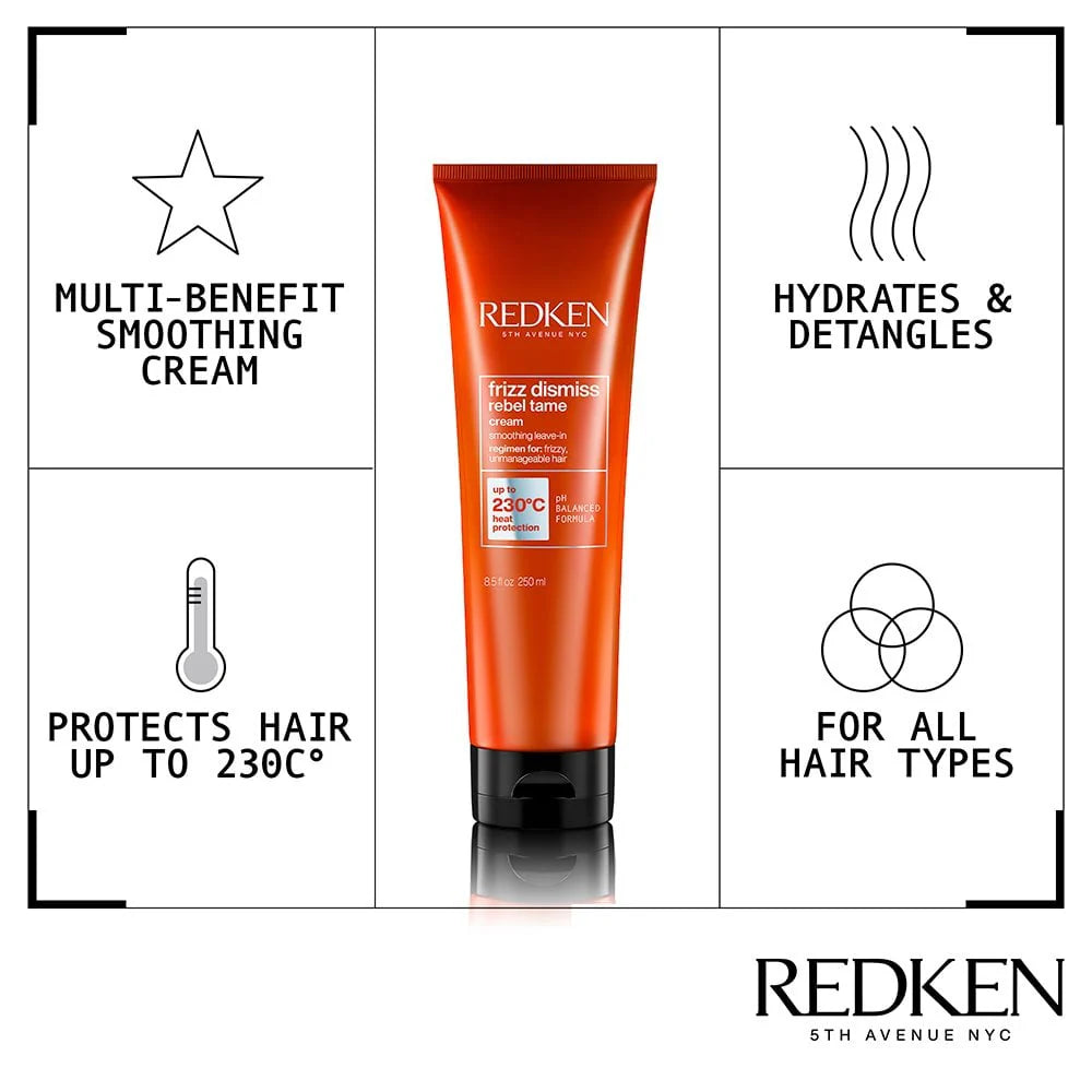 REDKEN Frizz Dismiss Rebel Tame Smoothing Leave-In Cream 250ml