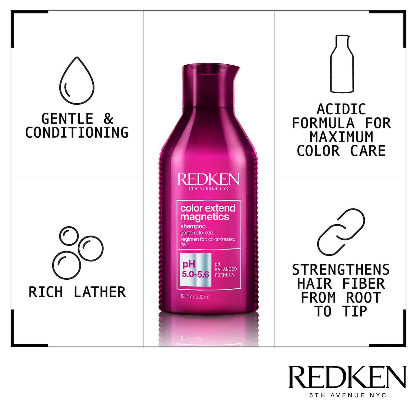 REDKEN Colour Extend Magnetics Shampoo 300ml