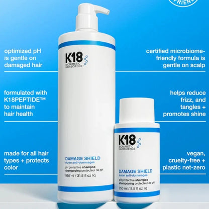 K18 Hair Damage Shield Ph Protective Shampoo 930ml