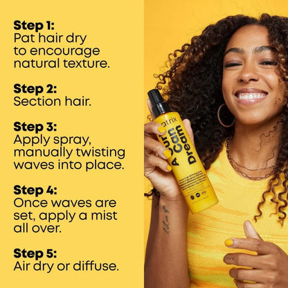 MATRIX A Curl Can Dream Scrunch N' Go Defining Spray for Definition on Waves and Curls 250ml